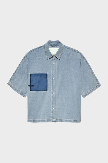 Сорочка LYOCELL синя Фото 1