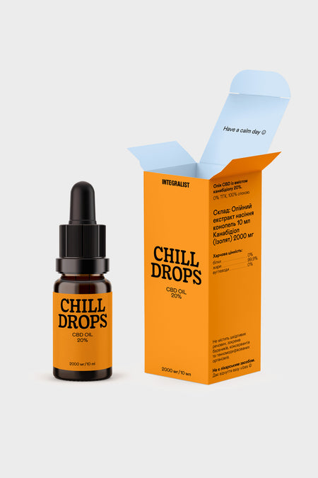 Масло CBD CHILL DROPS 20% original