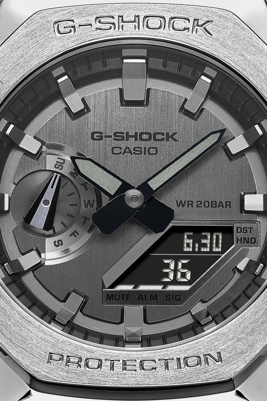 Часы мужские G-SHOCK GM-2100-1AER серебристые