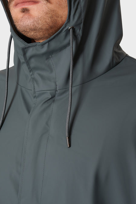 Плащ-дощовик FISHTAIL PARKA сірий, купити онлайн в магазині.