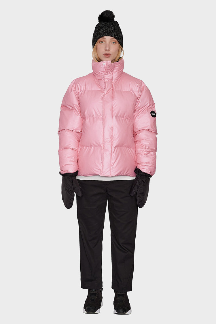Куртка BOXY PUFFER рожева