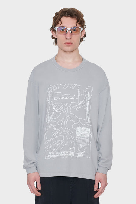 Лонгслів SYSTEM сірий, купити онлайн в магазині.