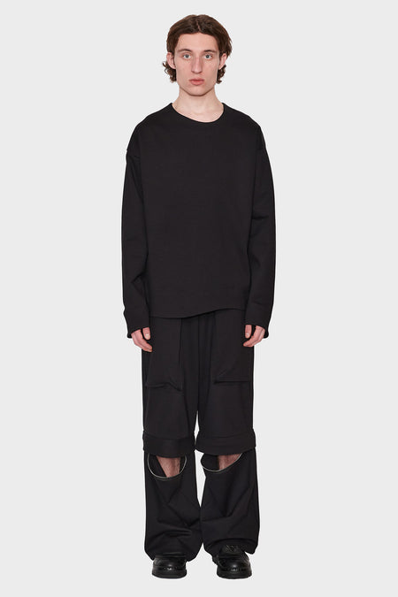 Лонгслив NON IRON ASYMMETRIC черный