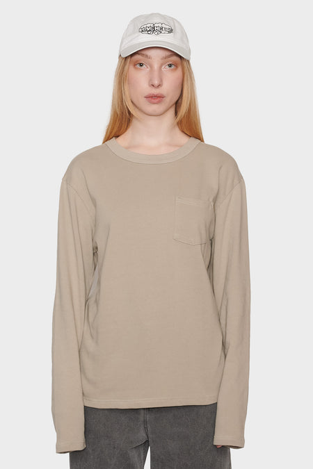 women#@Лонгслів HEAVYWEIGHT JERSEY бежевий