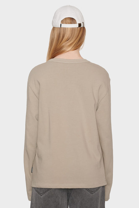 women#@Лонгслів HEAVYWEIGHT JERSEY бежевий