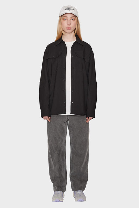 women#@Сорочка WOOL-MIX чорна