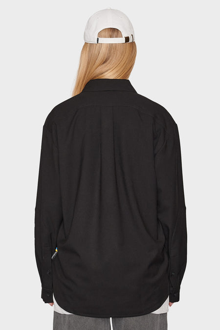 women#@Сорочка WOOL-MIX чорна