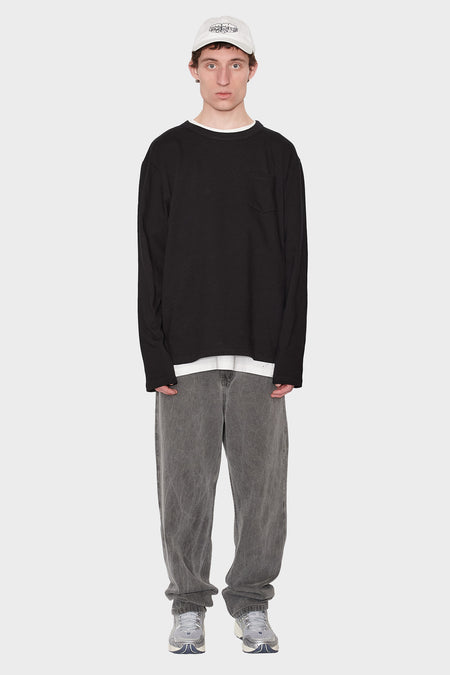 men#@Лонгслів HEAVYWEIGHT JERSEY чорний