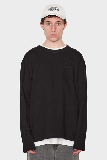men#@Лонгслів HEAVYWEIGHT JERSEY чорний