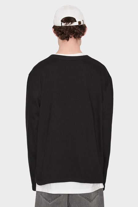 men#@Лонгслів HEAVYWEIGHT JERSEY чорний
