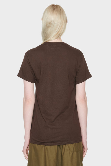 Футболка КРАСОТА ДЕВОЧНАЯ СИЛА коричневая.