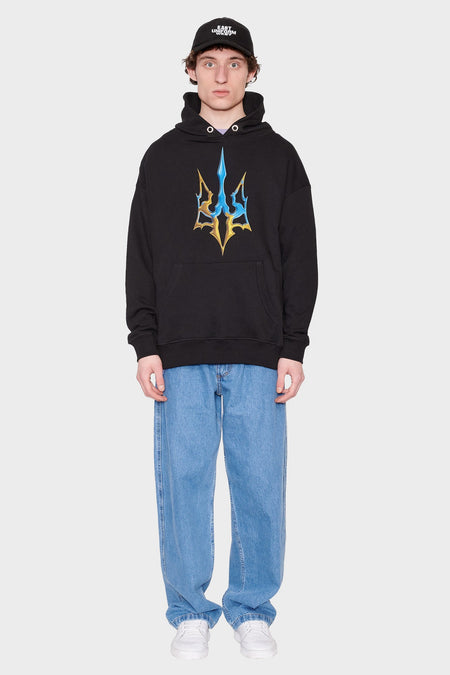men#@Худі COLOR TRIZUB чорний