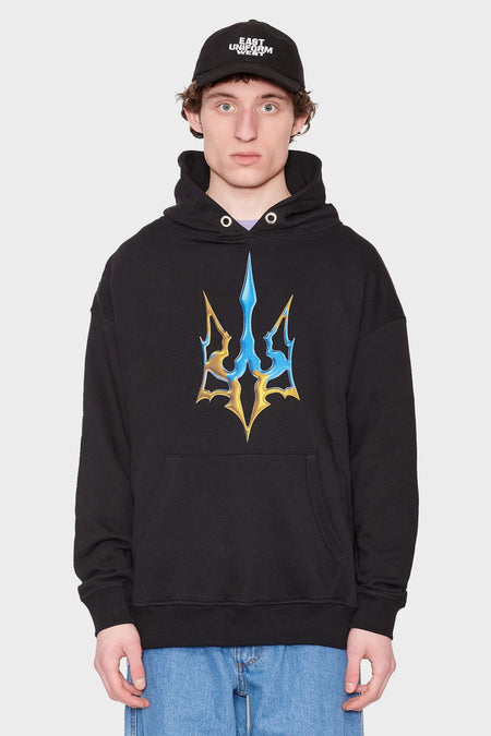 men#@Худі COLOR TRIZUB чорний