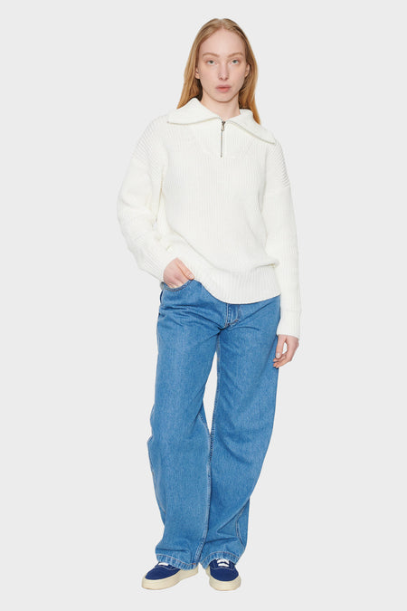 Светр МОЛОЧНИЙ з блискавкою, купити онлайн в магазині.