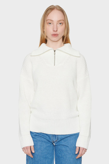 Светр МОЛОЧНИЙ з блискавкою, купити онлайн в магазині.