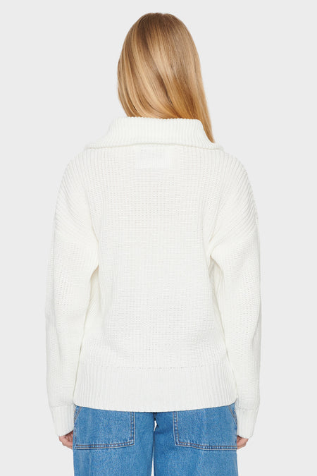 Светр МОЛОЧНИЙ з блискавкою, купити онлайн в магазині.