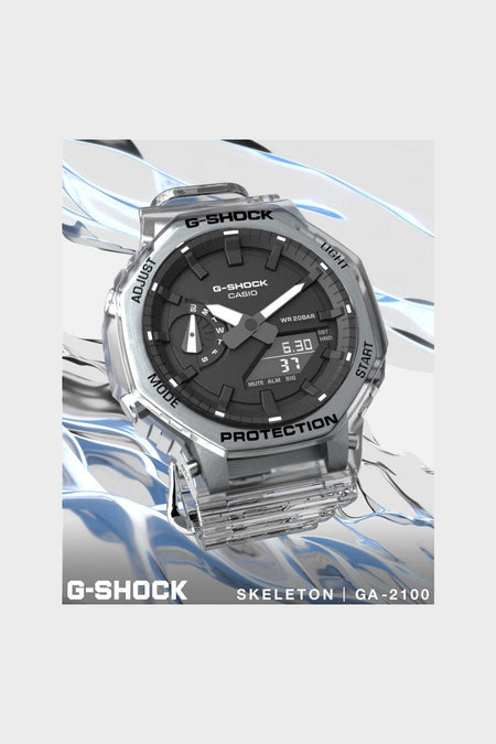 Часы мужские G-SHOCK GA-2100SKE-7AER прозрачные